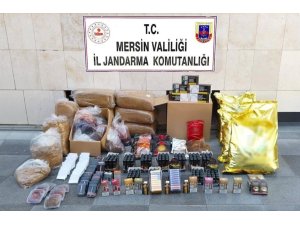 MERSİN’DE KAÇAK MAKARON OPERASYONU
