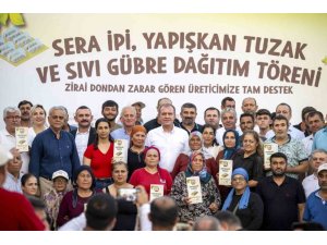 BAŞKAN SEÇER, ÜRETİCİLERE DESTEK TÖRENİNE KATILDI