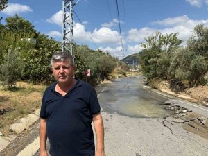GAZİPAŞA’DA DSİ’YE AİT SU BORUSU PATLADI, YOL KULLANILAMAZ HALE GELDİ