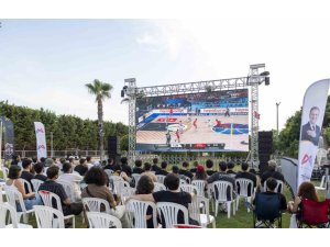 MERSİN’DE DEV EKRANDA EUROBASKET HEYECANI