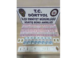 DÖRTYOL’DA KUMAR OYNAYAN 4 ŞAHSA PARA CEZASI UYGULANDI