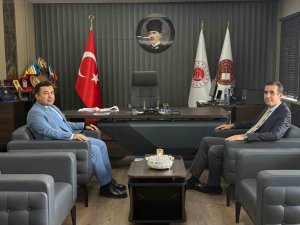 KAYMAKAM TOPSAKALOĞLU İLE BAŞSAVCI ÇATLI BİR ARAYA GELDİ
