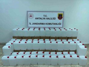 500 LİTRE KAÇAK ALKOL ELE GEÇİRİLDİ