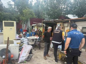 DÖRTYOL’DA HURDACILAR DENETLENDİ