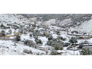 ANTALYA’NIN YÜKSEK KESİMLERİ KARLA KAPLANDI