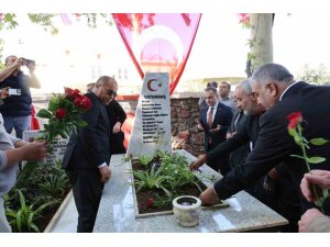 ŞEHİT KAYMAKAM SAİM BEY, KABRİ BAŞINDA ANILDI