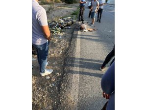 GAZİPAŞA’DA MOTOSİKLETLE OTOMOBİL ÇARPIŞTI: 1 YARALI