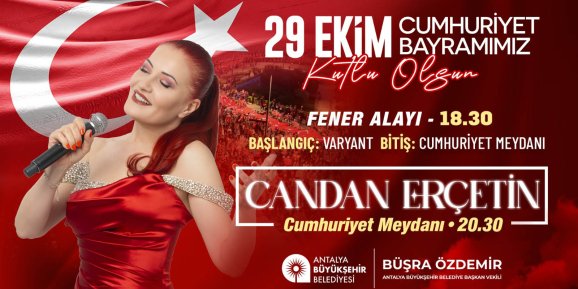 BÜYÜKŞEHİR'DEN CUMHURİYET BAYRAMI KONSERİ
