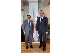 BAŞSAVCI KAHVECİ'DEN SGK İL MÜDÜRÜ TANRIÖVER'E ZİYARET
