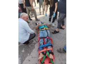 MOTOSİKLET SULAMA KANALINA DÜŞTÜ: 2 YARALI