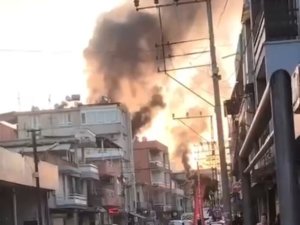 ADANA’DA TEKSTİL ATÖLYESİNDE YANGIN