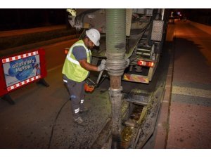 MESKİ’DEN YAĞIŞLARA KARŞI TEMİZLİK VE ÖNLEM MESAİSİ