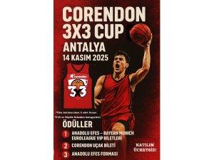 ANTALYA'DA 3x3 BASKETBOL TURNUVASI