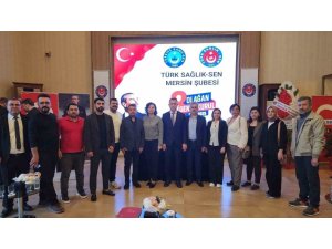 TÜRK SAĞLIK-SEN MERSİN ŞUBESİ’NDE HALİL VURAL GÜVEN TAZELEDİ