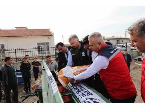 HBB’DEN TARIM LİSESİNE BUĞDAY VE GÜBRE DESTEĞİ