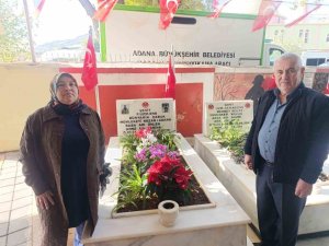 ŞEHİT BÜNYAMİN ÇABUK KABRİ BAŞINDA DUALARLA ANILDI