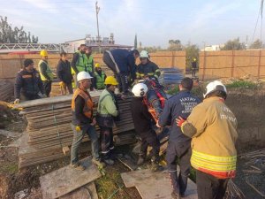 ÇALIŞTIĞI ESNADA RAHATSIZLANAN KULE VİNÇ OPERATÖRÜ OPERASYONLA KURTARILDI