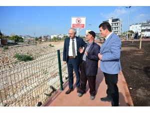 BAŞKAN KOCAGÖZ, ŞELALE MAHALLESİ’NE KAZANDIRILAN YENİ PARK ALANINI İNCELEDİ