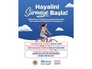 KEPEZ'DEN KADINLARA ÖZEL BİSİKLET EĞİTİMİ