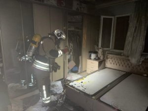 ANTAKYA’DA EV YANGINI