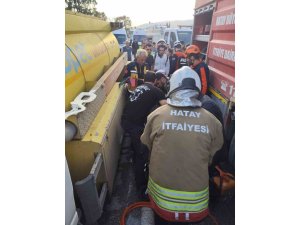 ANTAKYA’DA TRAFİK KAZASI: 1 YARALI