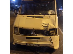 MİNİBÜSÜN ÇARPTIĞI ÇOCUK HAYATINI KAYBETTİ