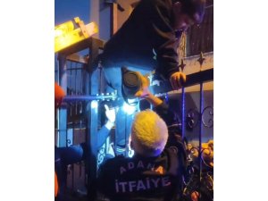 BACAĞINA DEMİR KORKULUK SAPLANAN ÇOCUK HASTANEYE KALDIRILDI