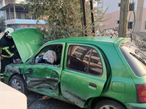 KIRIKHAN’DA TRAFİK KAZASI: 1 YARALI