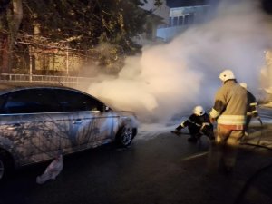 BELEN’DE OTOMOBİL YANGINI