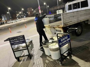 OTOBÜS BAGAJINDA SATILMAK ÜZERE GÖNDERİLEN YAPRAK, LAHANA SARMA VE DOLMALARA EL KONULDU