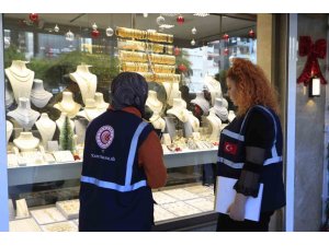 ANTALYA TİCARET İL MÜDÜRLÜĞÜ EKİPLERİNDEN KUYUMCU VE EMLAKÇILARA DENETİM