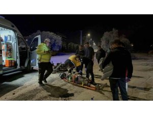 DİREKSİYON HAKİMİYETİNİ KAYBEDEN ALKOLLÜ SÜRÜCÜ YARALANDI