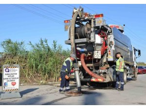 ASAT’TAN KANALİZASYON HATTI TEMİZLİĞİ VE KAPAK DÜZENLEME ÇALIŞMASI