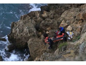 FALEZLERDE BALIK KEYFİ HASTANEDE SON BULDU