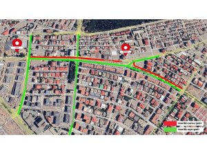 KAHRAMANMARAŞ’TA TRABZON BULVARI’NDA GEÇİCİ TRAFİK DÜZENLEMESİ YAPILDI