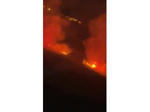 DAVA NEDENİYLE KAPATILAN YOLDAN GEÇEMEYEN İTFAİYE YANGINA ULAŞMAKTA GÜÇLÜK ÇEKTİ