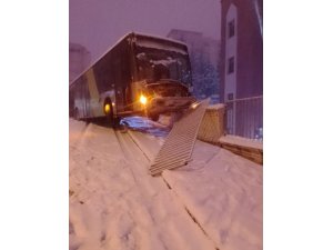 KAHRAMANMARAŞ’TA KAR KAZALARI BERABERİNDE GETİRDİ