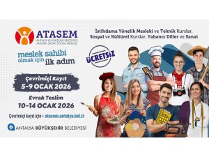 ATASEM'DE 2'NCİ DÖNEM KAYITLARI BAŞLIYOR