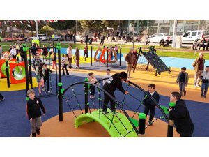 TARSUS’TA ÇOCUKLARA KARNE HEDİYESİ SURVİVOR PARK AÇILDI