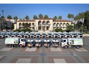 MERSİN BÜYÜKŞEHİR BELEDİYESİ, TEMİZLİK FİLOSUNA 22 YOL SÜPÜRME ARACI EKLEDİ