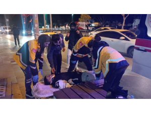 ANTALYA’DA DEVRİLEN MOTOSİKLETİN SÜRÜCÜSÜ YARALANDI