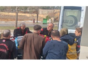 ASANSÖR BOŞLUĞUNA DÜŞEN ŞAHIS KURTARILDI