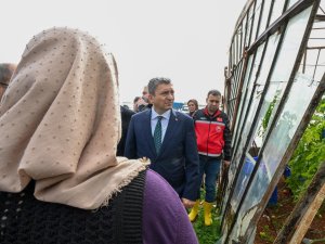 VALİ ŞAHİN, KUMKÖY VE KUNDU'DA İNCELEMELERDE BULUNDU