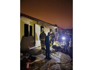 ANTAKYA’DA KONTEYNER YANGINI