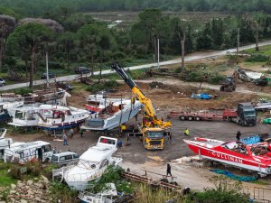 HORTUM SONRASI ENKAZ KALDIRILIYOR