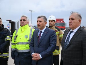 UÇAKTA TAKSİ SIRASINDA ARIZA TESPİT EDİLDİ