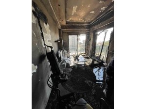 ALANYA’DA KORKUTAN YANGIN