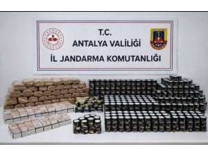 ALANYA’DA JANDARMADAN KAÇAK TÜTÜN OPERASYONU