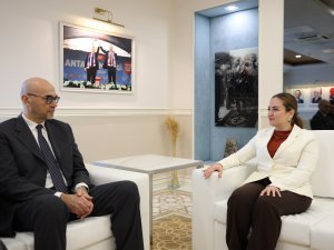 YİDEP HEYETİNDEN BÜYÜKŞEHİR'E ZİYARET