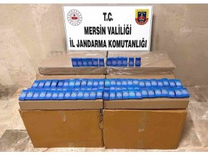 MERSİN’DE 10 BİN 500 PAKET KAÇAK SİGARA ELE GEÇİRİLDİ